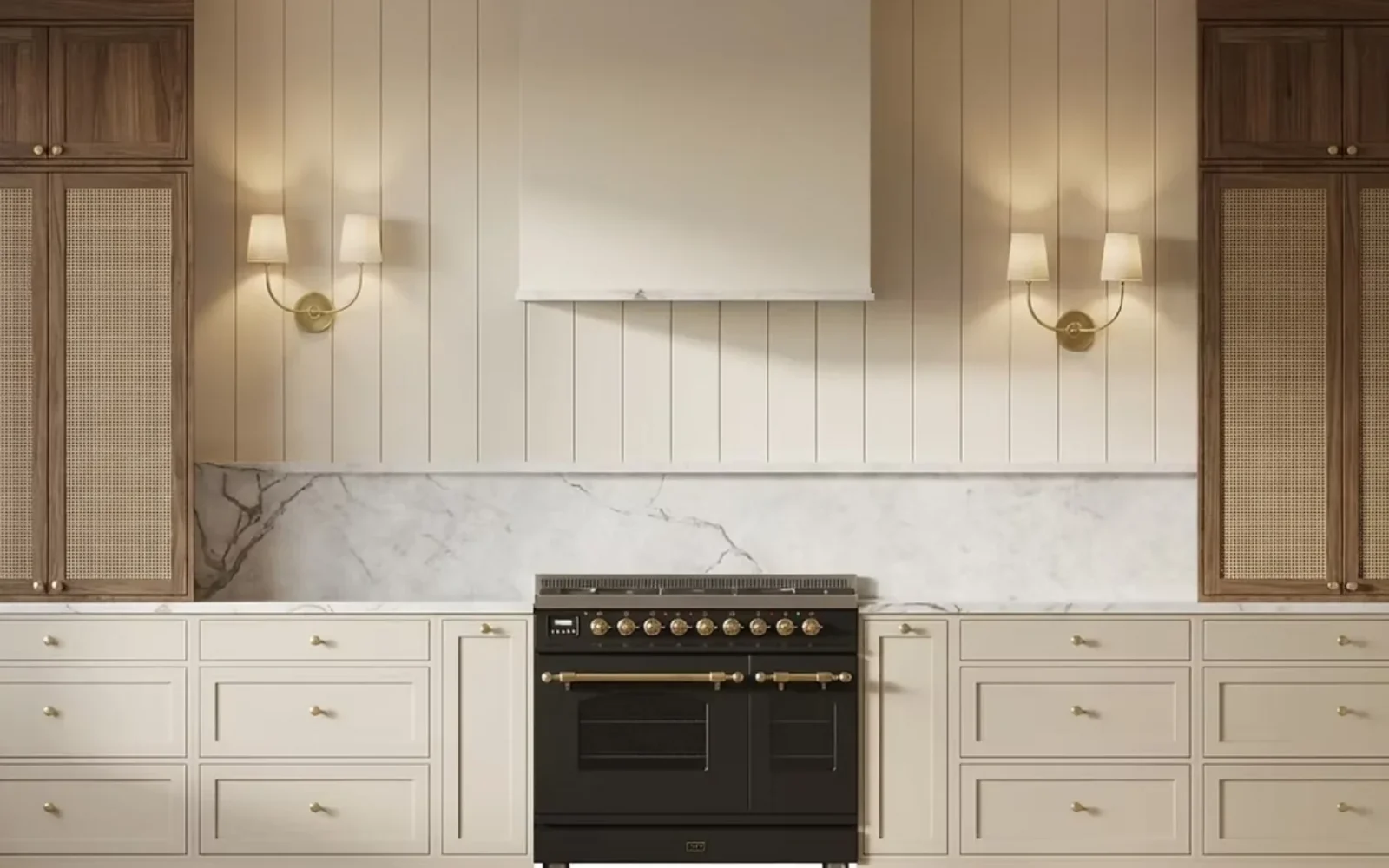 Photorealistic kitchen render